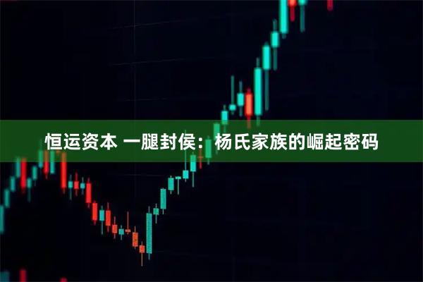 恒运资本 一腿封侯：杨氏家族的崛起密码